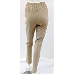 Buks Med Superstretch &amp; Stribe Ved Lomme - Sand