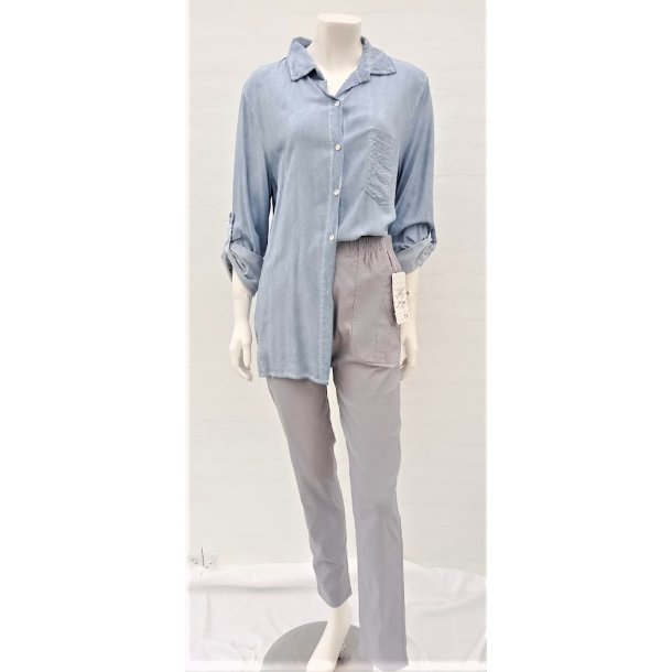 Buks Med Superstretch &amp; Stribe Ved Lomme - Gr