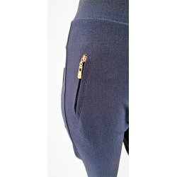 Stretch buks med bred elastik - Blmeleret