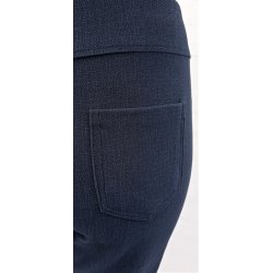 Stretch buks med bred elastik - Blmeleret