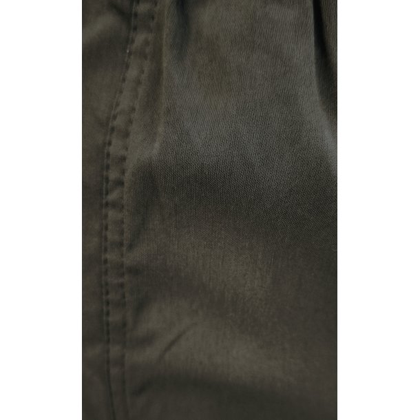 Bukser Med Superstretch Og High Waist Mrk Olivengrn