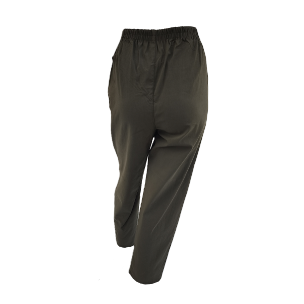 Bukser Med Superstretch Og High Waist Mrk Olivengrn