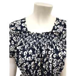 Kjole Med Elastik i Taljen