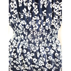 Kjole Med Elastik i Taljen