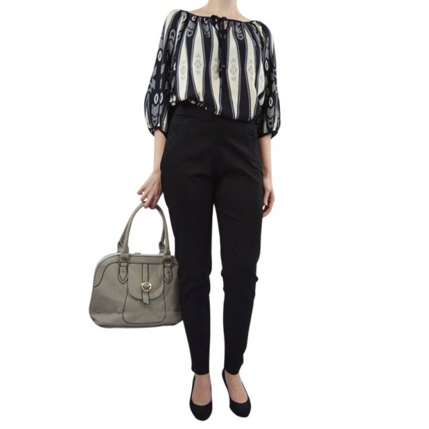 Buks Med Slim Fit Hvid