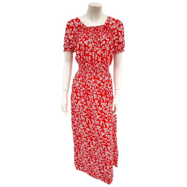 Kjole Med Elastik i Taljen