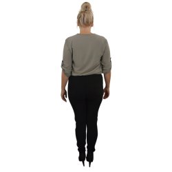 Mnstret Stretch Buks Med Bred Elastik