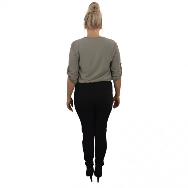 Mnstret Stretch Buks Med Bred Elastik