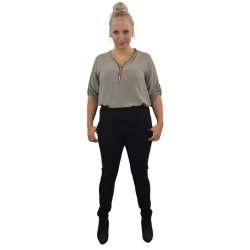 Mnstret Stretch Buks Med Bred Elastik