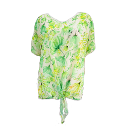 T-shirt med bindebnd