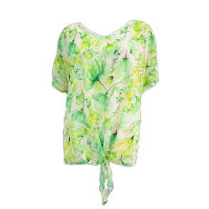 T-shirt med bindebnd