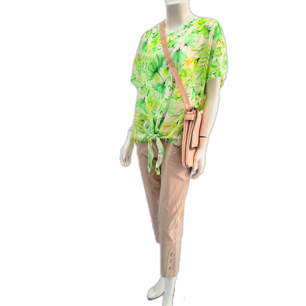 T-shirt med bindebnd