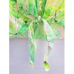 T-shirt med bindebnd