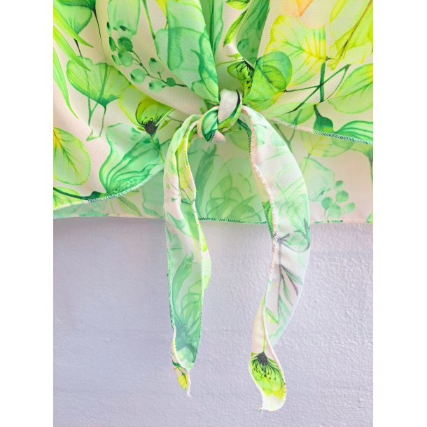 T-shirt med bindebnd