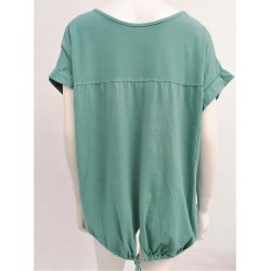 Bluse med Bindebnd i Bunden