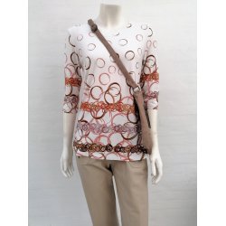 Bluse Med Ringe- Hvid