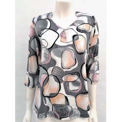 Bluse Med Trekvartrmer
