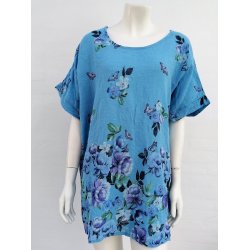 Sommerbluse Med Sommerfugle