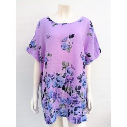 Sommerbluse Med Sommerfugle