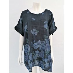 Sommerbluse Med Sommerfugle