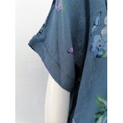 Sommerbluse Med Sommerfugle