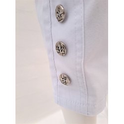 Stumpebuks med strk - Hvid