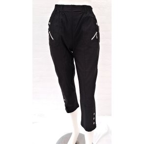 Stumpebuks med strk - Sort