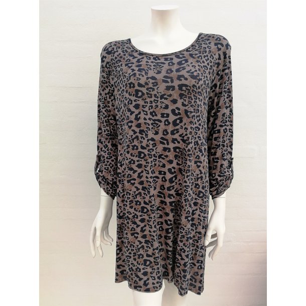 Tunika Med Leopardprint