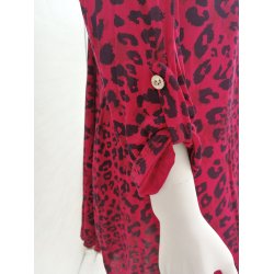 Tunika Med Leopardprint