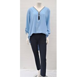 Stretch buks med bred elastik - Blmeleret