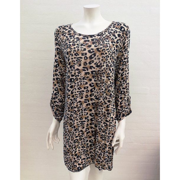 Tunika Med Leopardprint