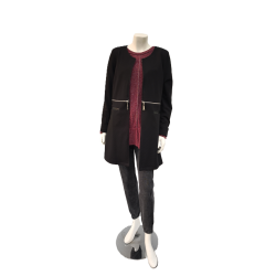 Sweatpants med Denim Look