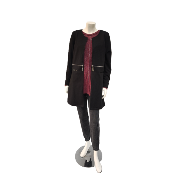 Sweatpants med Denim Look