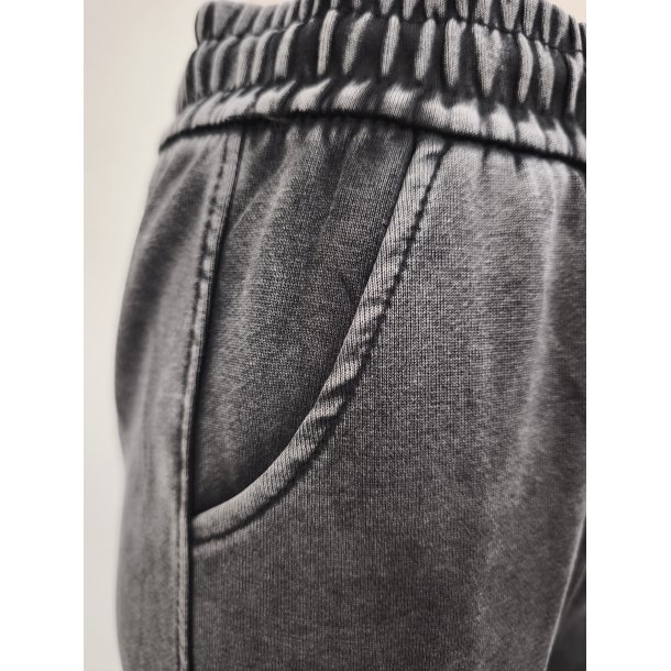Sweatpants med Denim Look