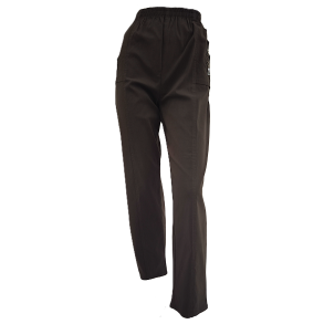 Bukser Med Superstretch Og High Waist Mrke Brun